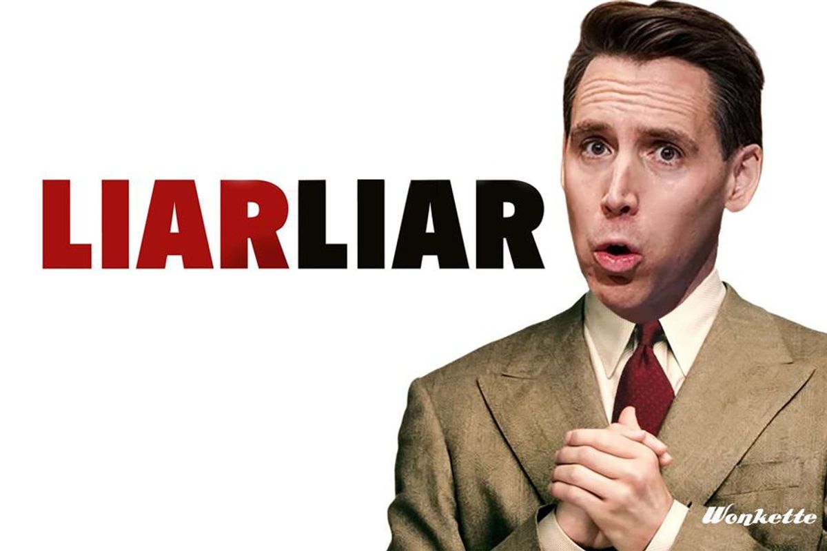 A List Of Josh Hawley's Lies About Judge Ketanji Brown Jackson In Handy F*ck You Josh Hawley Form