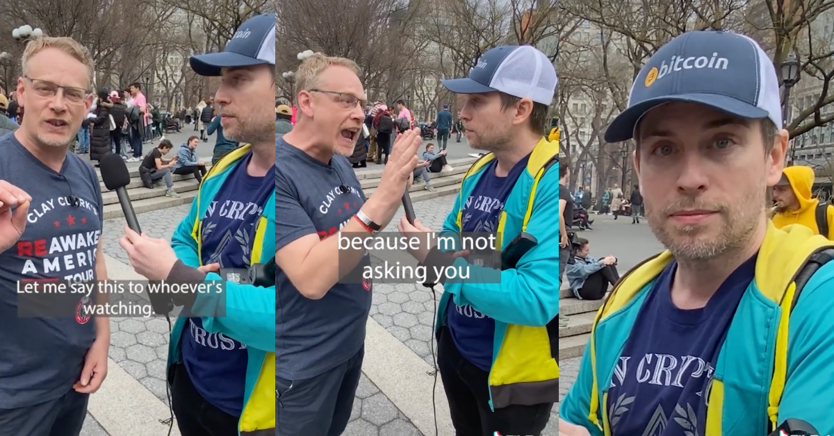 Guy Gets Reamed Out For Interrupting Anti-Vaxxer's 'Freedom Of Speech' Tirade—And His Reaction Says It All