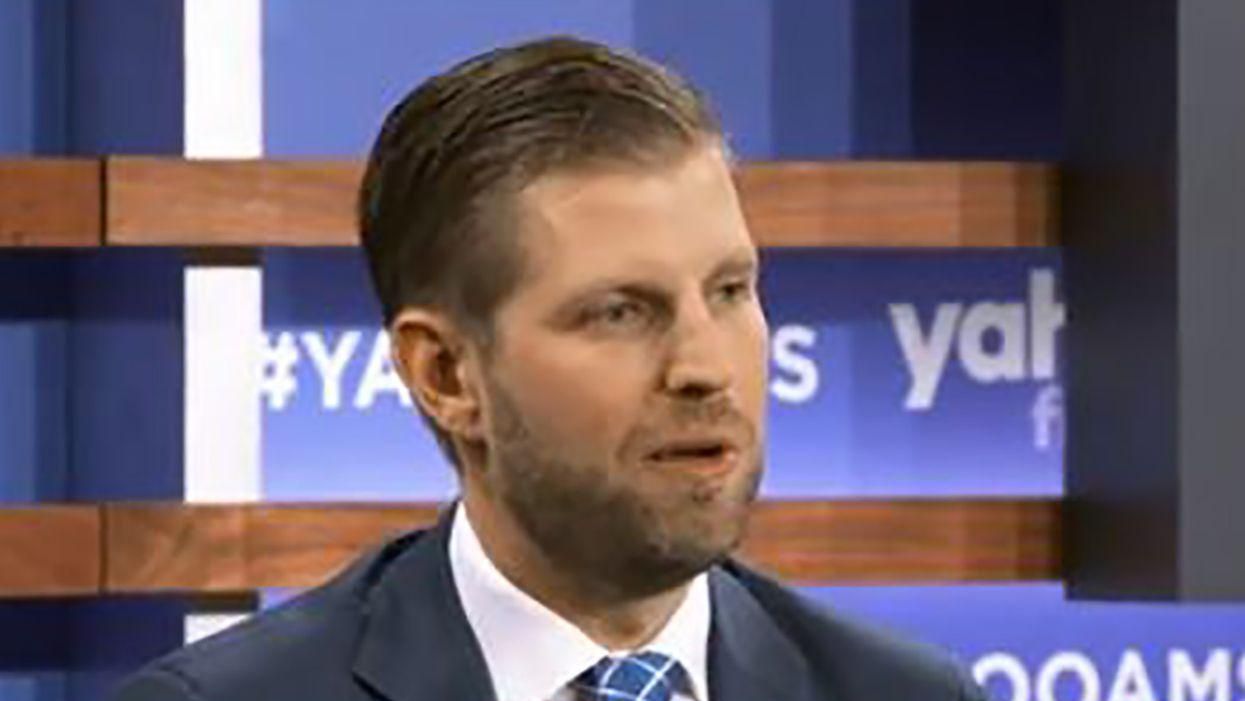 Eric Trump Goes Full Hissy Over Biden Bike Ride--And It  Backfires Horribly