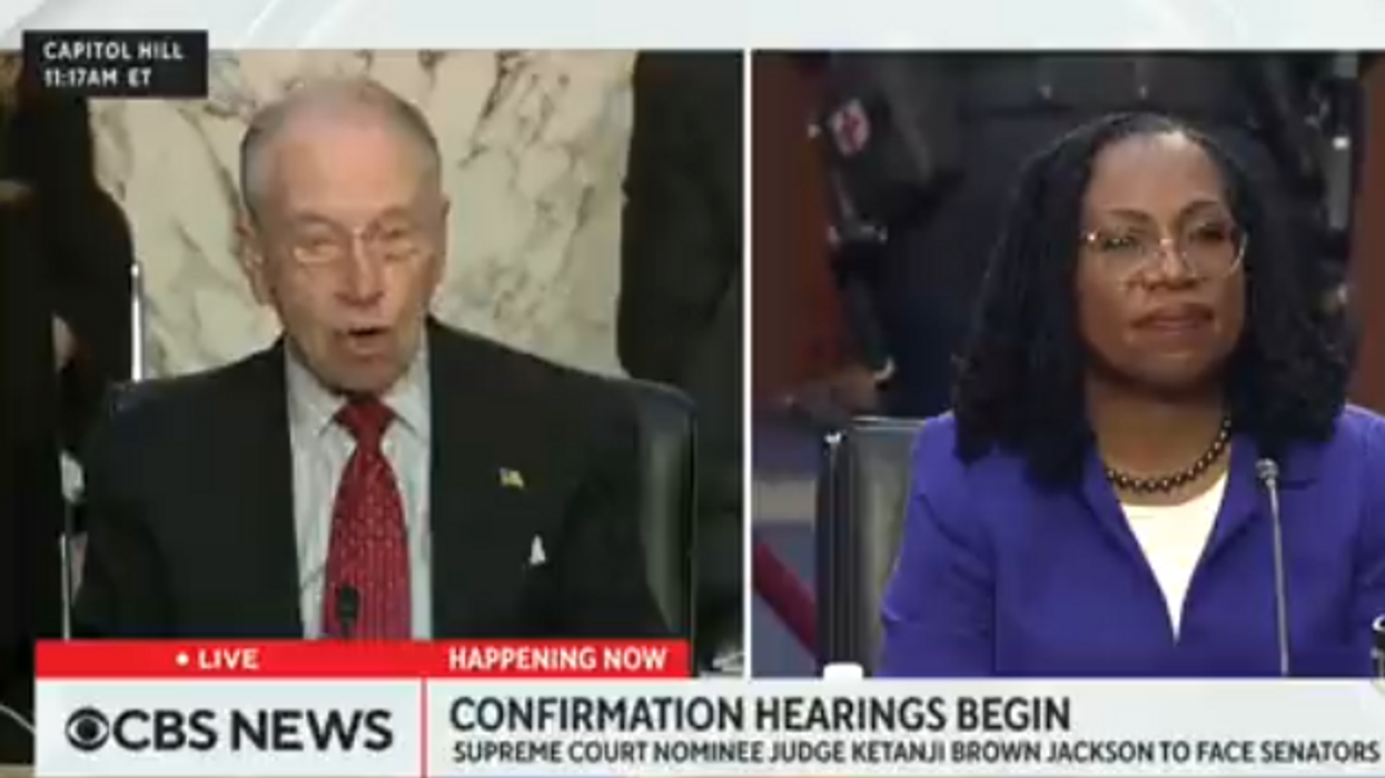 ‘No Principles’ Grassley Roasted For Hypocritical Attack On Judge Jackson