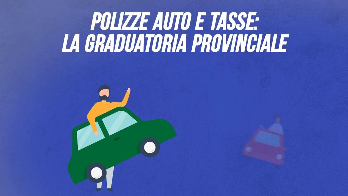 Polizze auto e tasse: la graduatoria provinciale