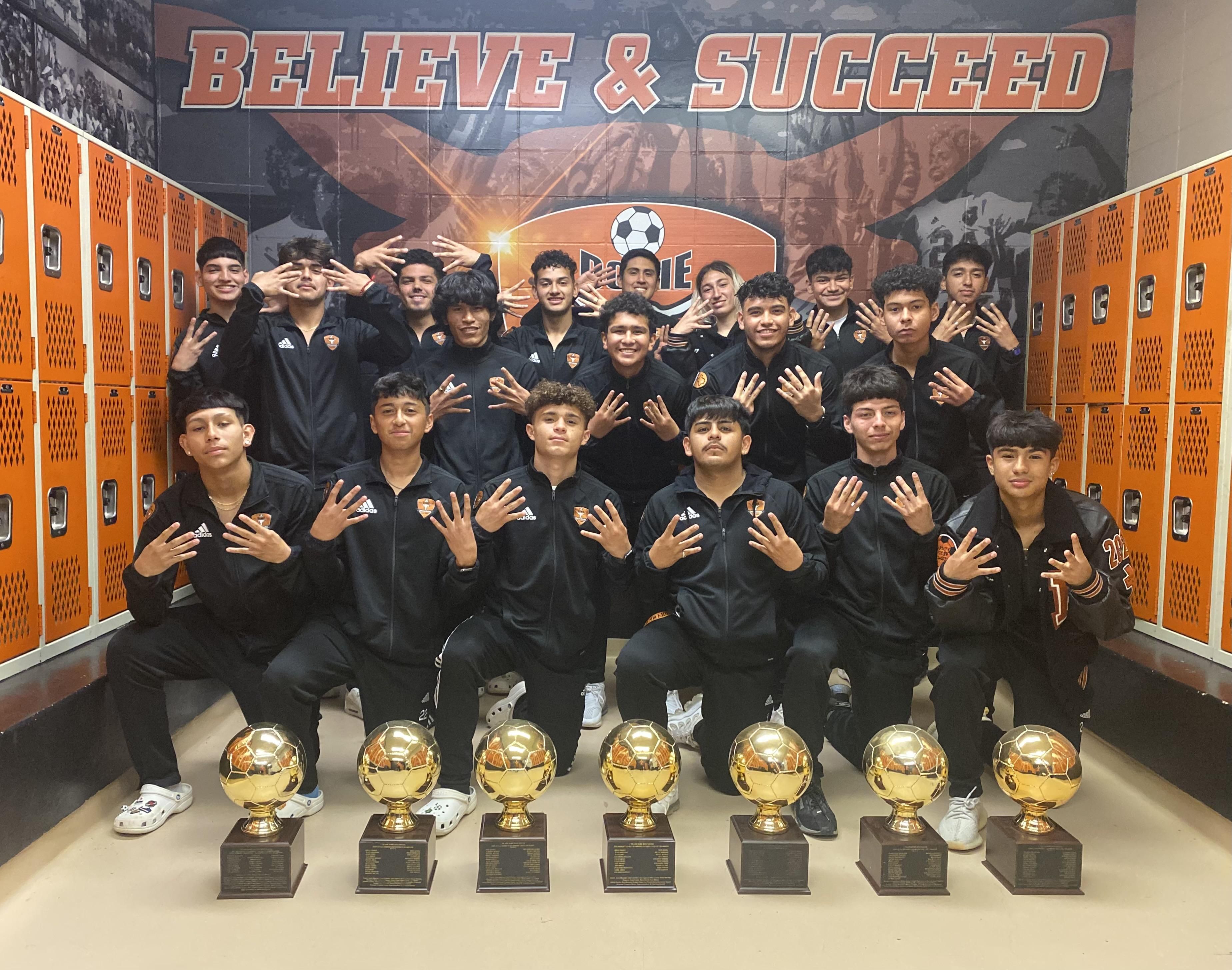 ‘Soccer is an expression of who we are:’ Dobie boys enter playoffs district champs for 8th straight year
