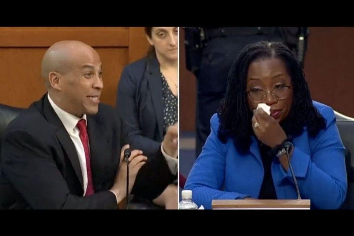 Senator Cory Booker brought Ketanji Brown Jackson to tears in Supreme Court confirmation hearing