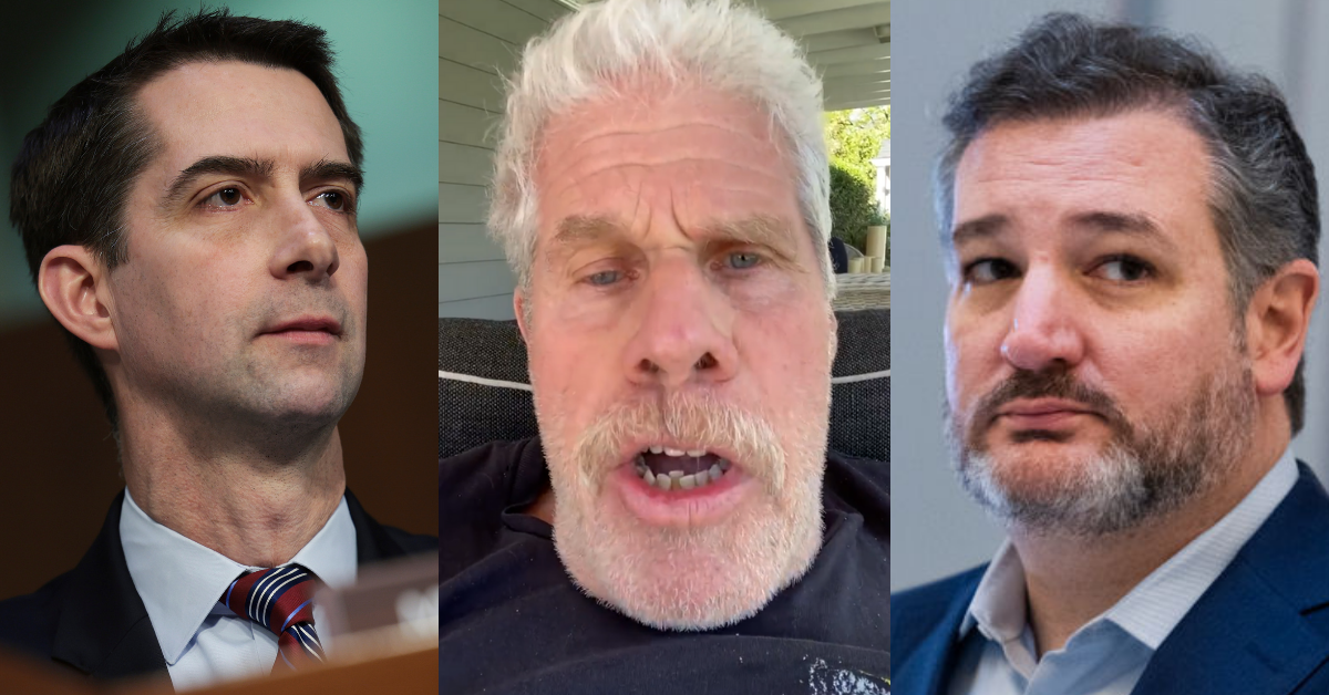 Ron Perlman Obliterates 'Piece Of Sh*t' Tom Cotton And 'Pr*ck' Ted Cruz For Ketanji Brown Jackson Questions