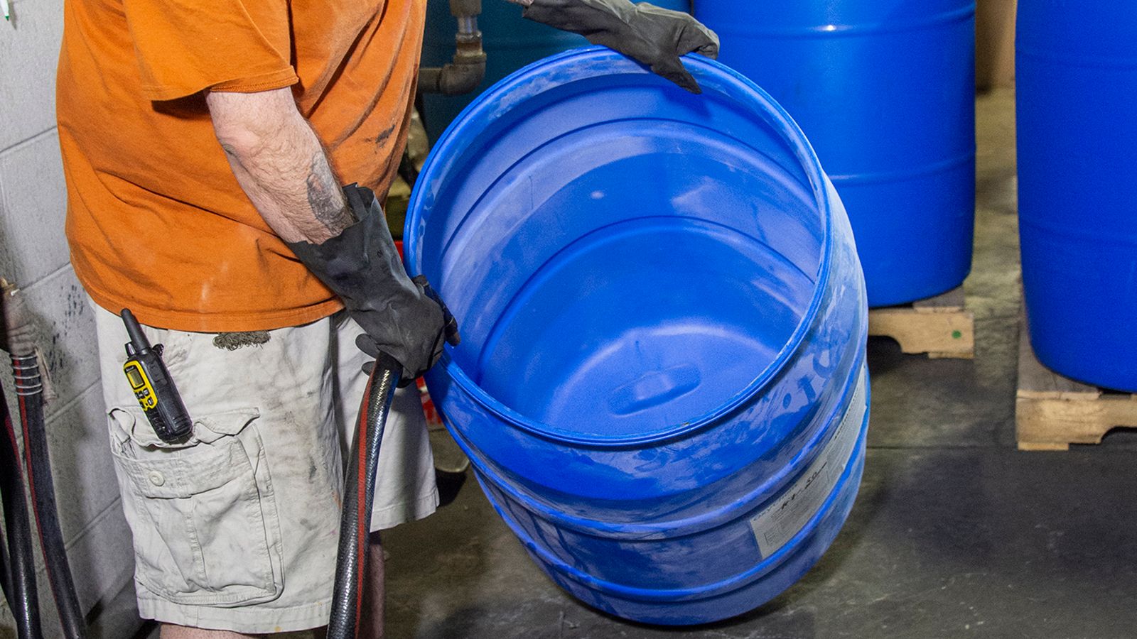 Residue: last contained - Hazmat