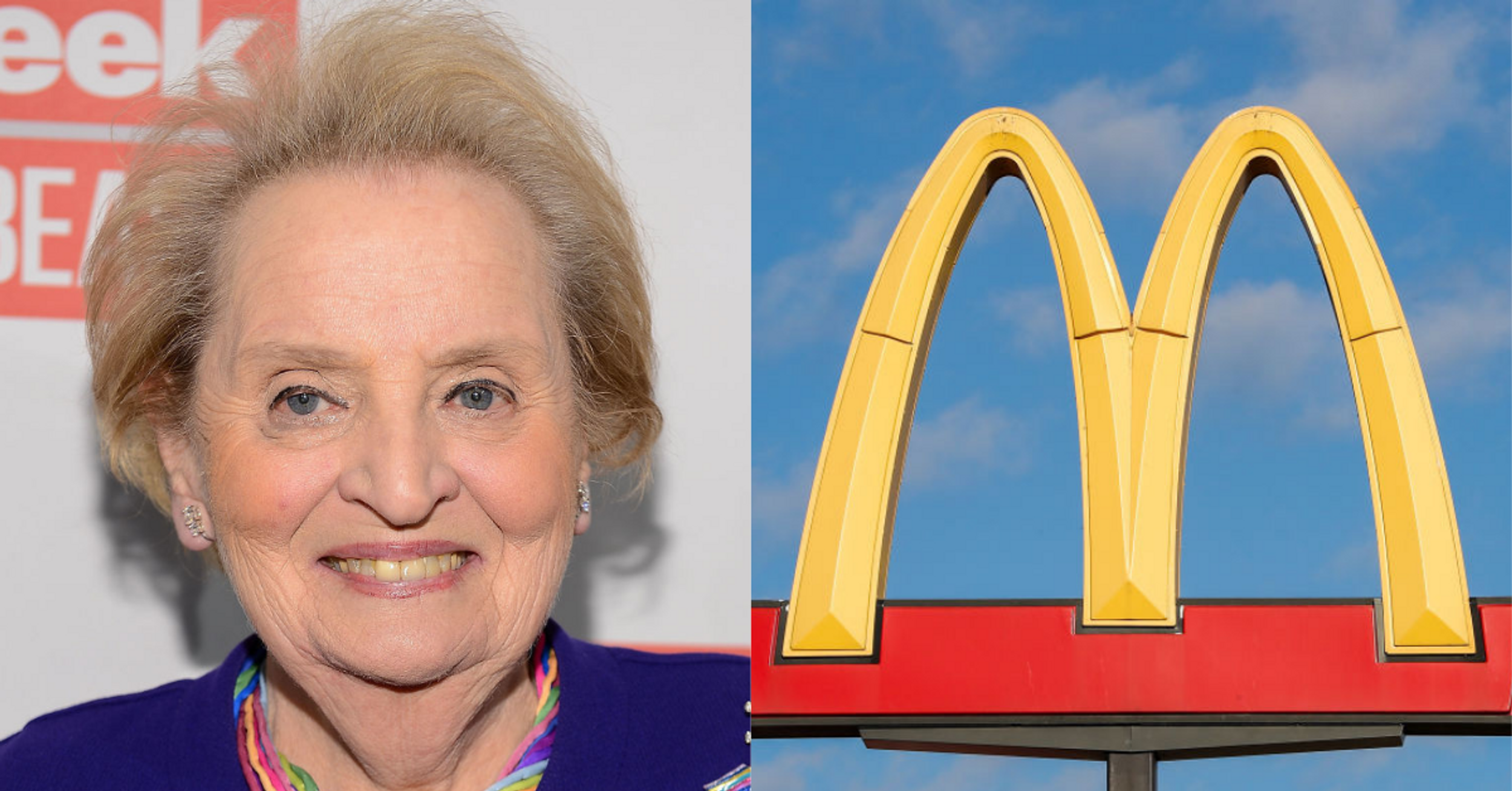 Photo Of Guantanamo Bay McDonald's Flag At Half Mast For Madeleine Albright Weirds Out Twitter