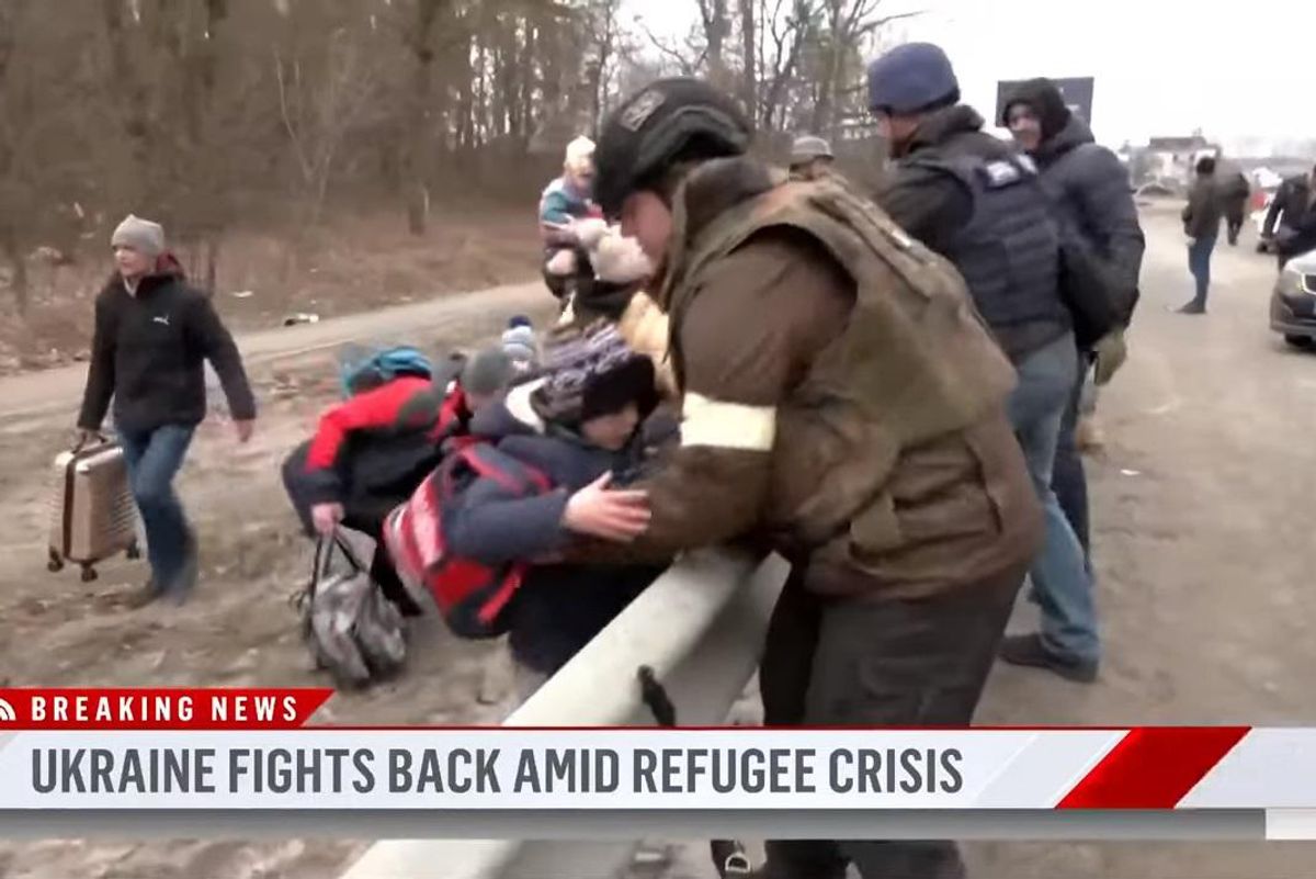 Russia Generously Offers To Let Ukraine Refugees Reach Safety In Russia