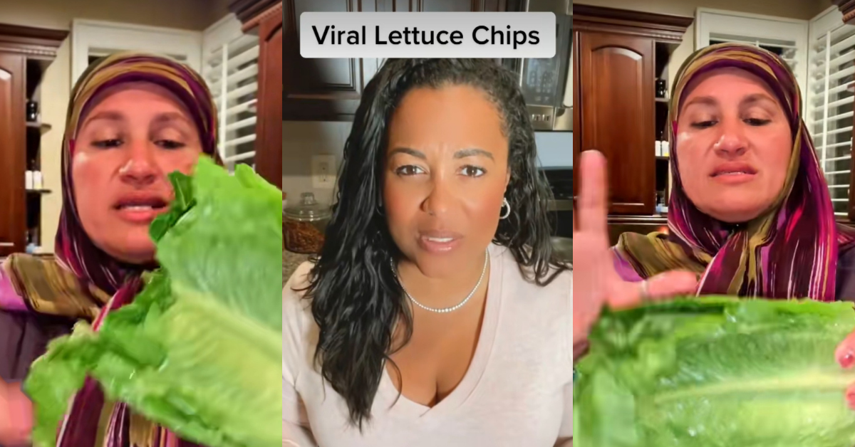 'Lettuce Chips' Are TikTok's Latest Bizarre Food Craze—And Everyone Is Thinking The Same Thing