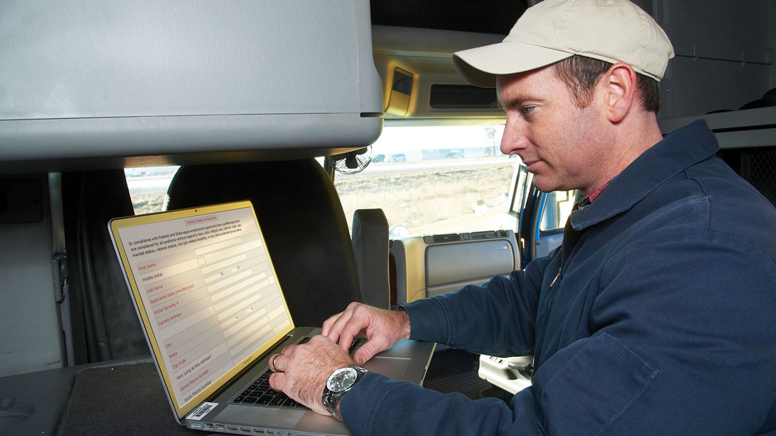 Employment application driver