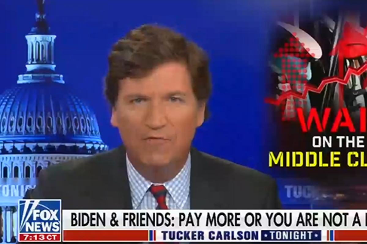 Tucker's Lie About Biden Making Russia Invade Ukraine Really Getting Its Wings Now