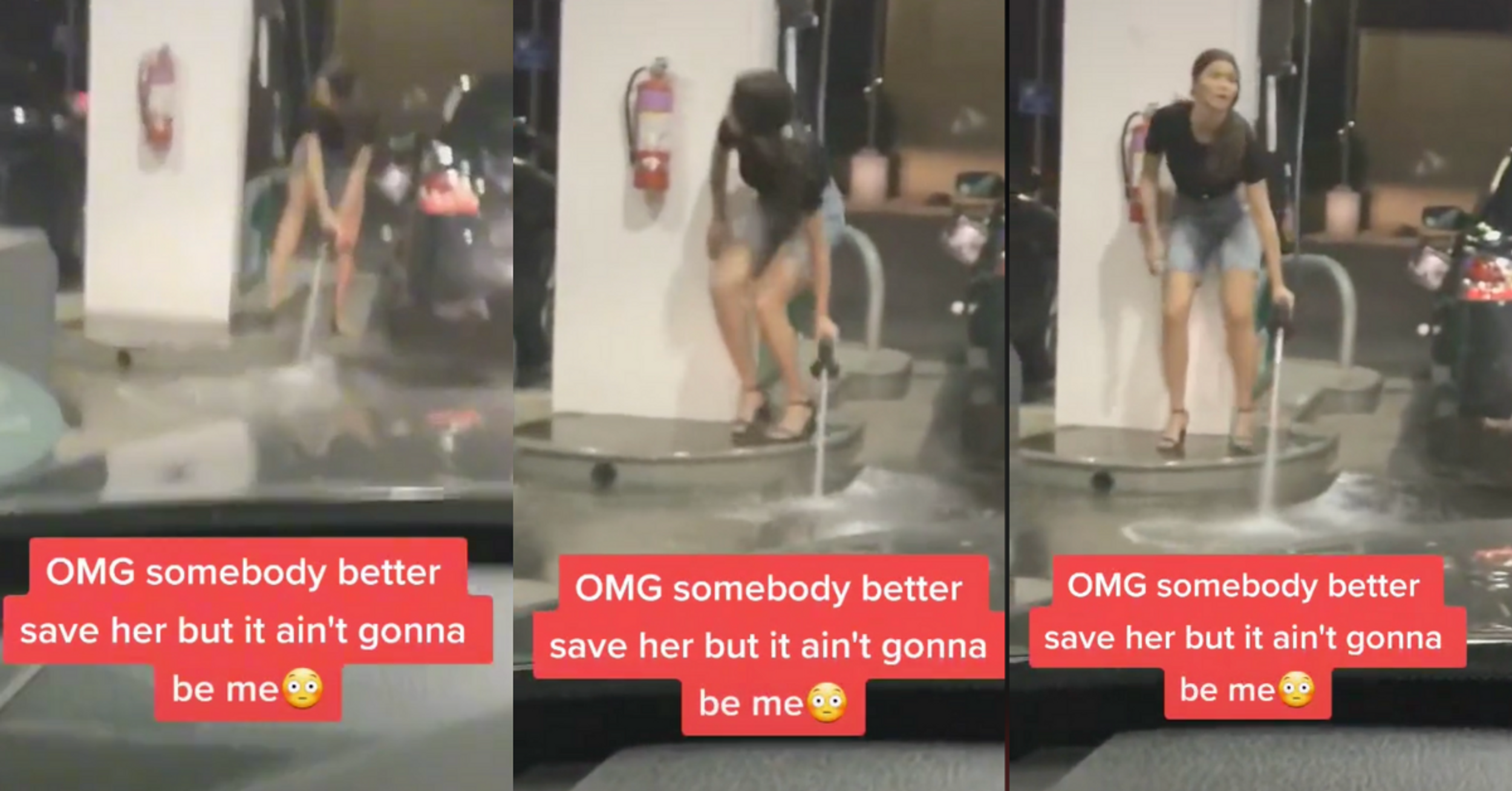 TikTok Mortified For Woman After Video Of Her Struggle With Gas Nozzle That Won't Turn Off Goes Viral