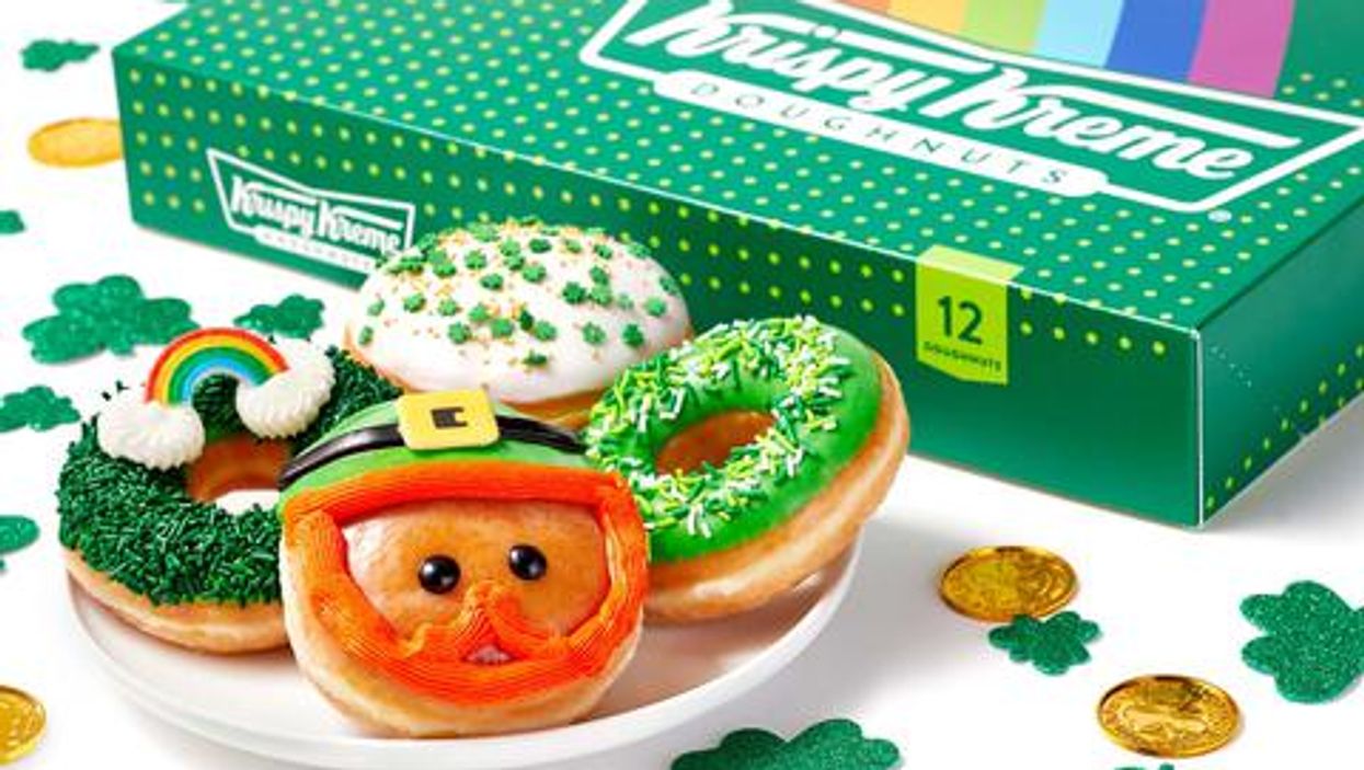 Krispy Kreme releases St. Patrick's Day doughnuts, and you can get one for free