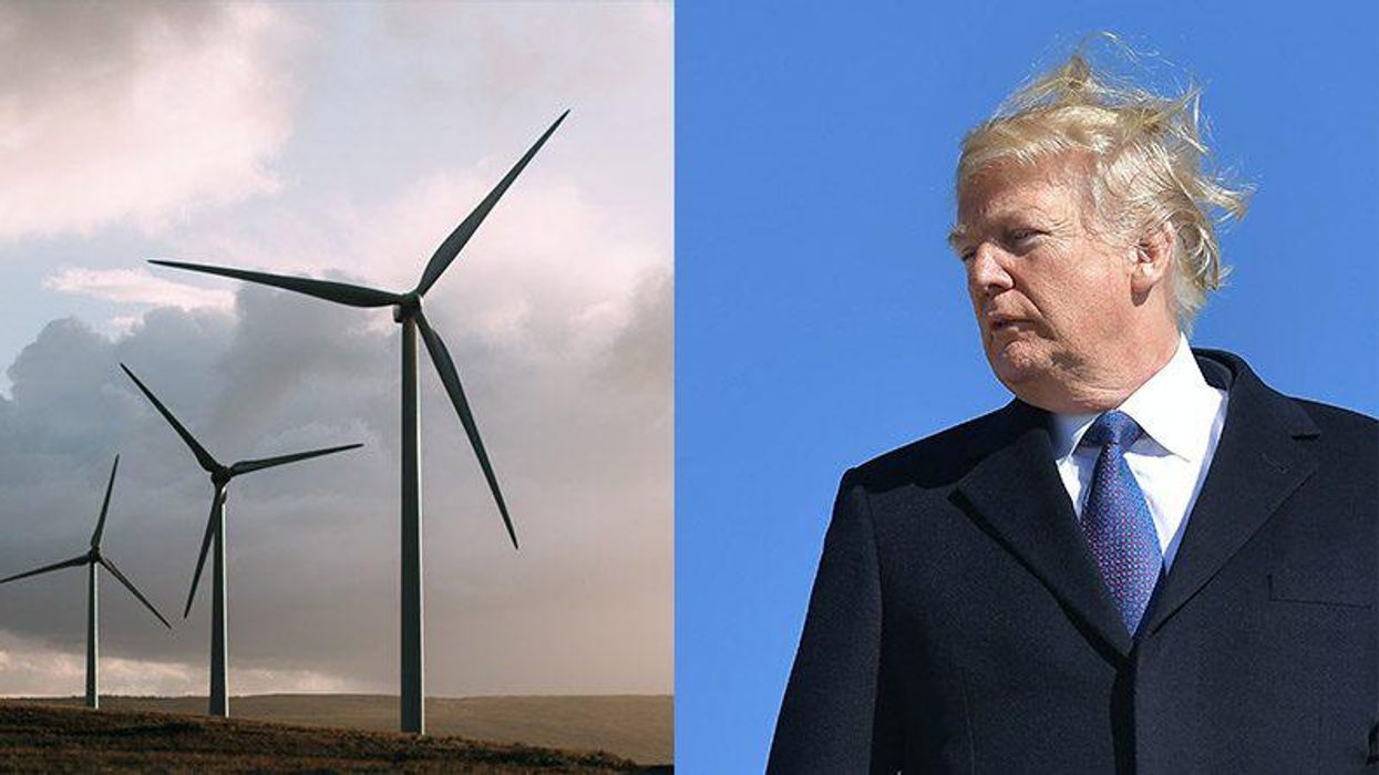 Asked About Ukraine, Trump Answers With Weird Rant Against ‘Windmills’