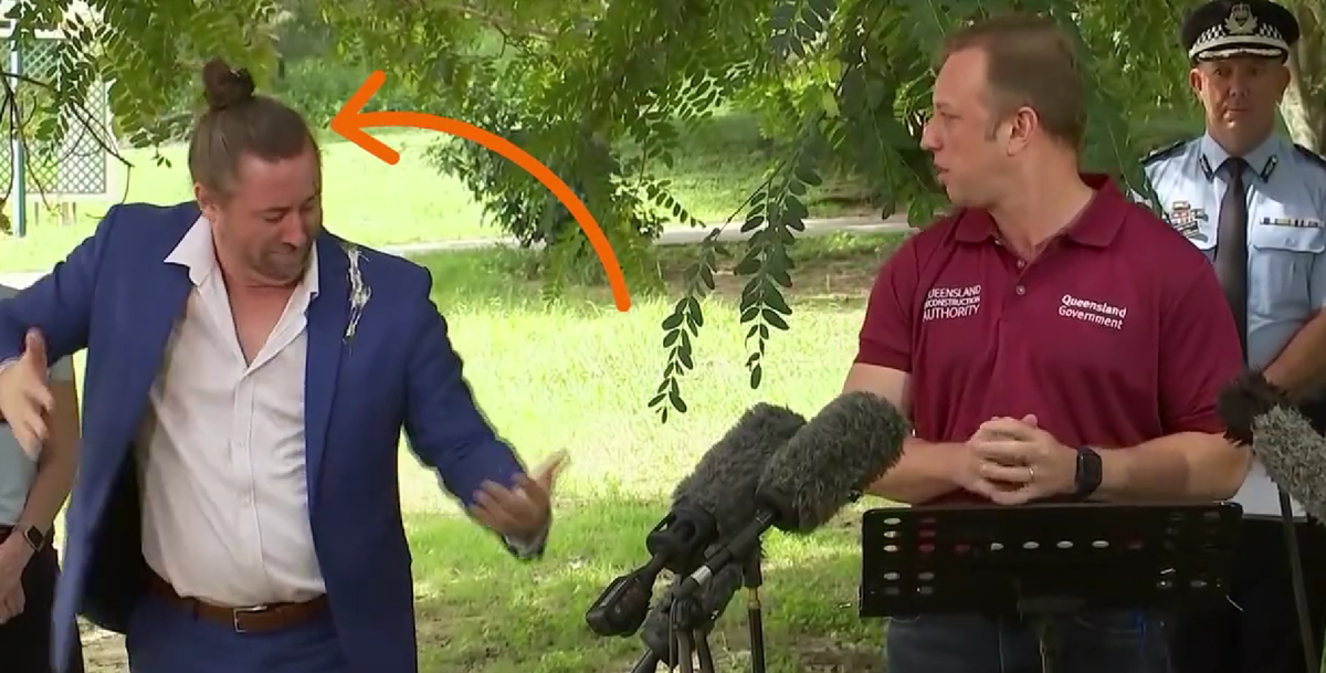 Sign Language Interpreter Gets Nasty Surprise Mid-News Conference After Owl Poops On Him