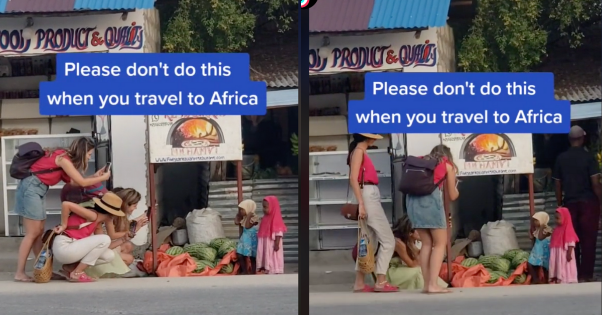 TikTok Calls Out Group Of White Women For Taking Photos Of Children While Visiting Africa