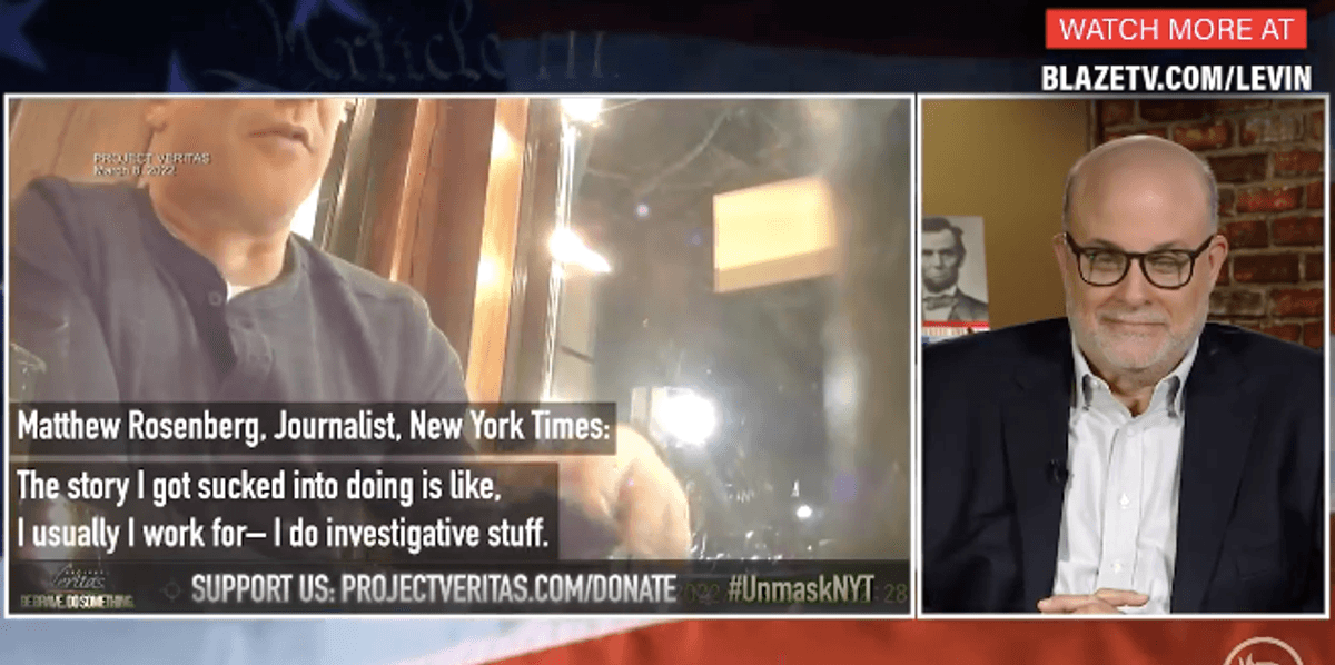 Mark Levin: NYT reporter spills fascinating details of Jan. 6 coverage to undercover journalist - Vimarsana News