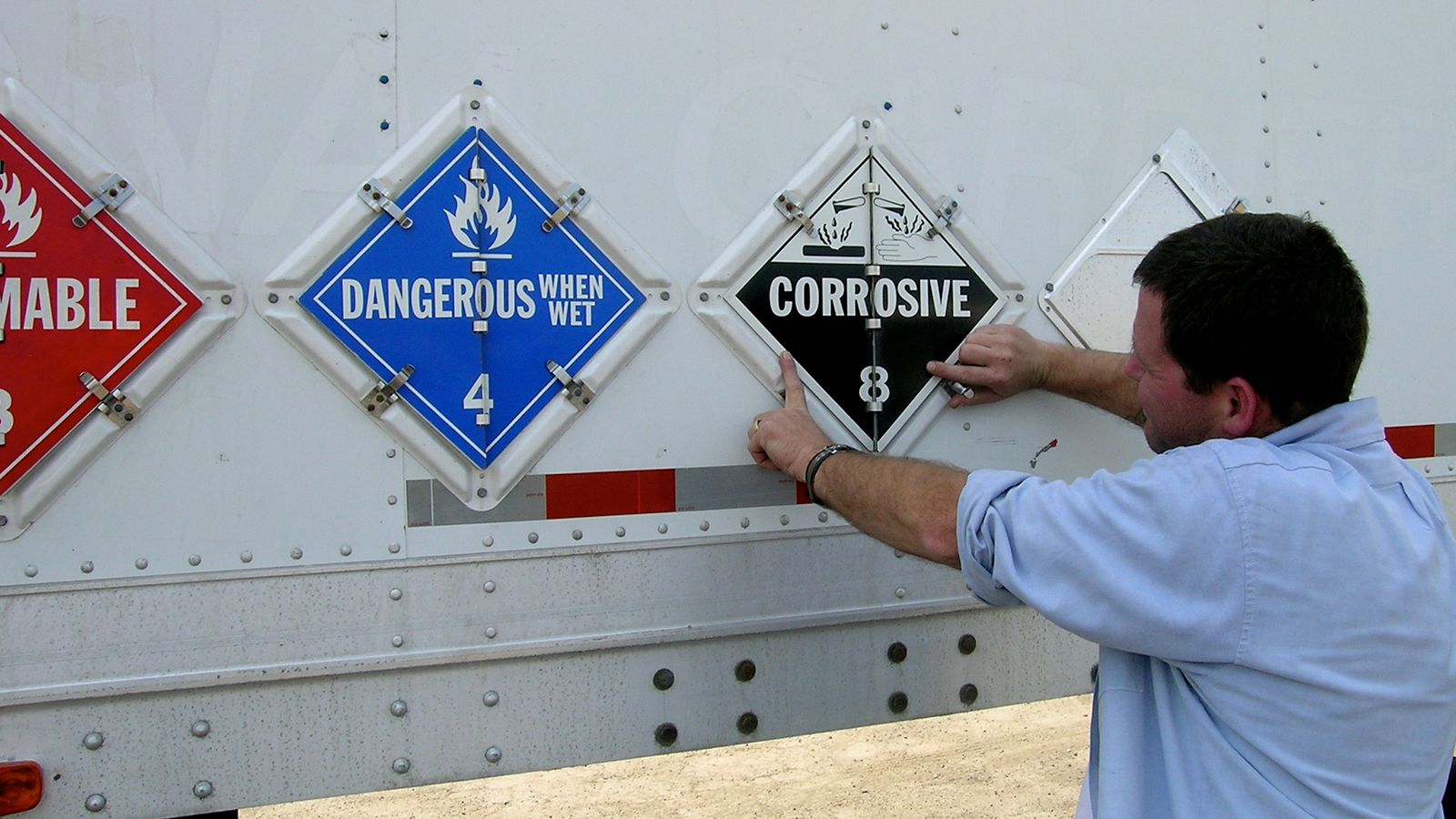 Subsidiary placards - Hazmat