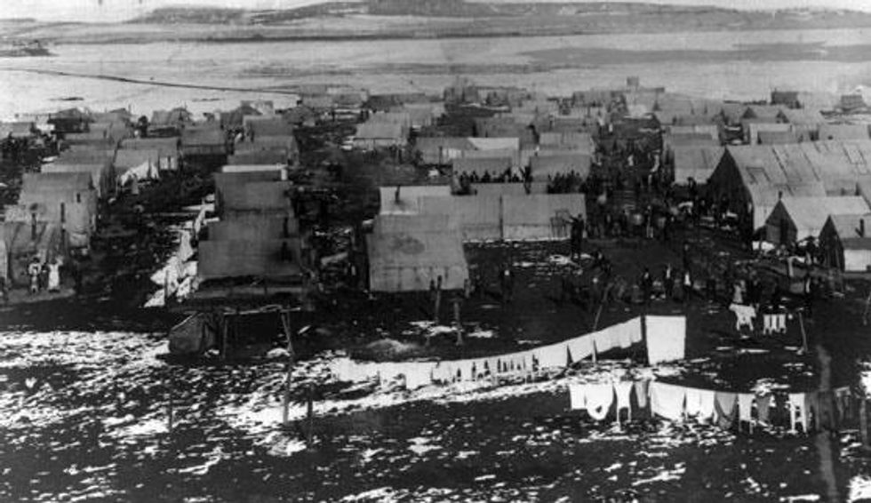 The Ludlow colony, 1914 massacre, Colorado Coal Field War