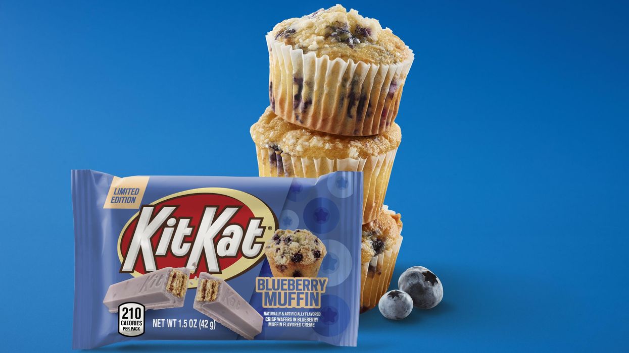 Kit Kat introduces blueberry muffin flavor