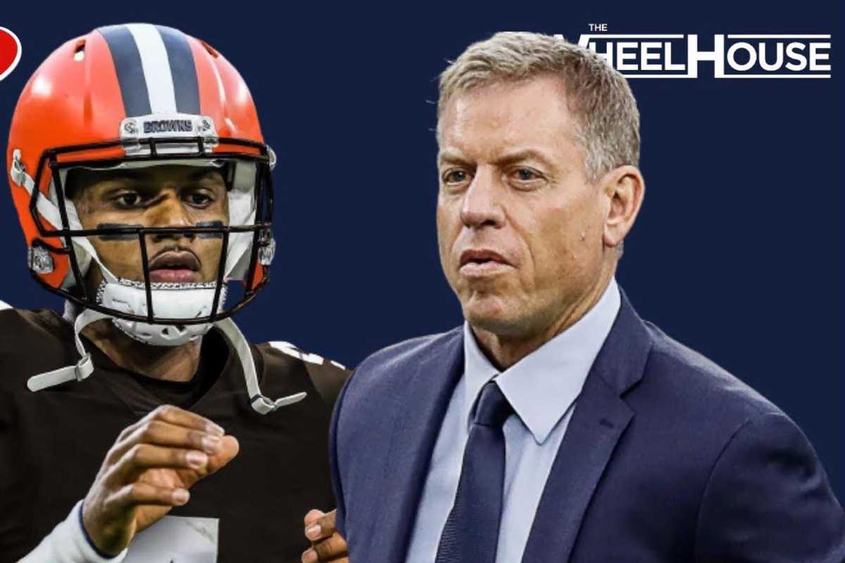 Hall of Famer Troy Aikman reacts to the Houston Texans trading Deshaun Watson