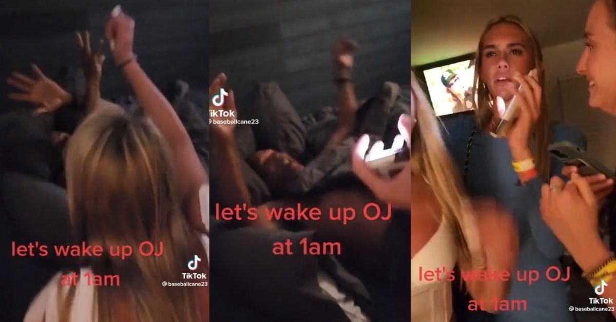 Viral TikTok Of A Group Of Young Women Waking OJ Simpson Up At 1AM To Go Party Is Weirding Everyone Out