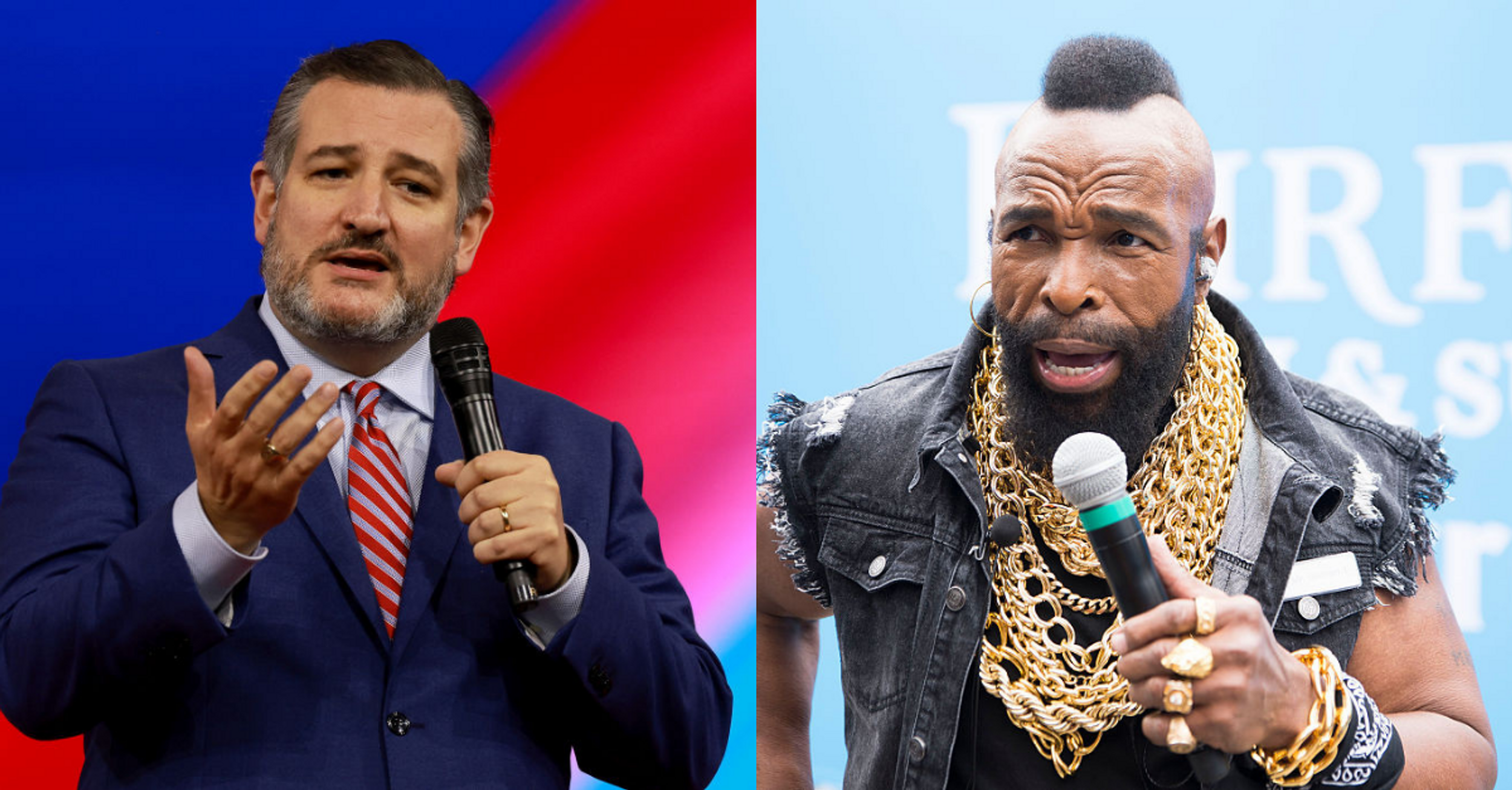 Ted Cruz Just Tried To Pick A Fight With Mr. T Over Mask-Wearing—And Yeah, It Did Not Go Well