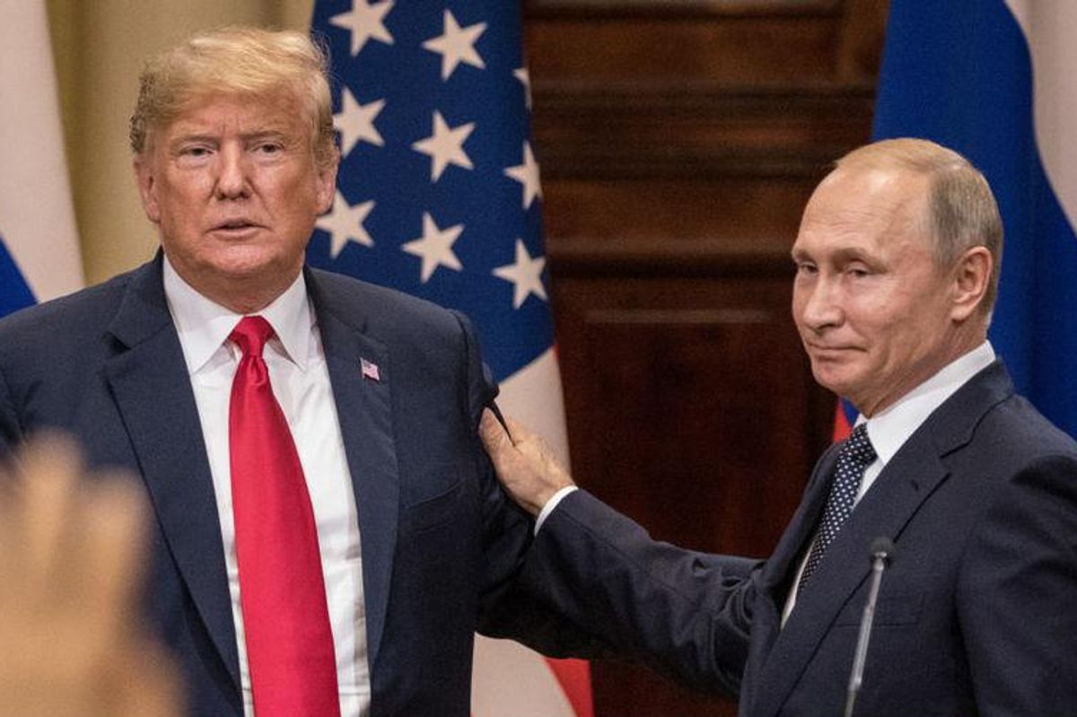 Vladimir Putin and Donald Trump