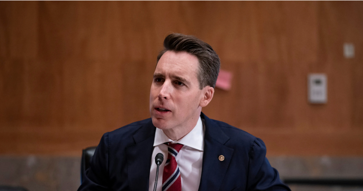 Josh Hawley Slammed For Suggesting People Who've Had Hysterectomies Aren't Women