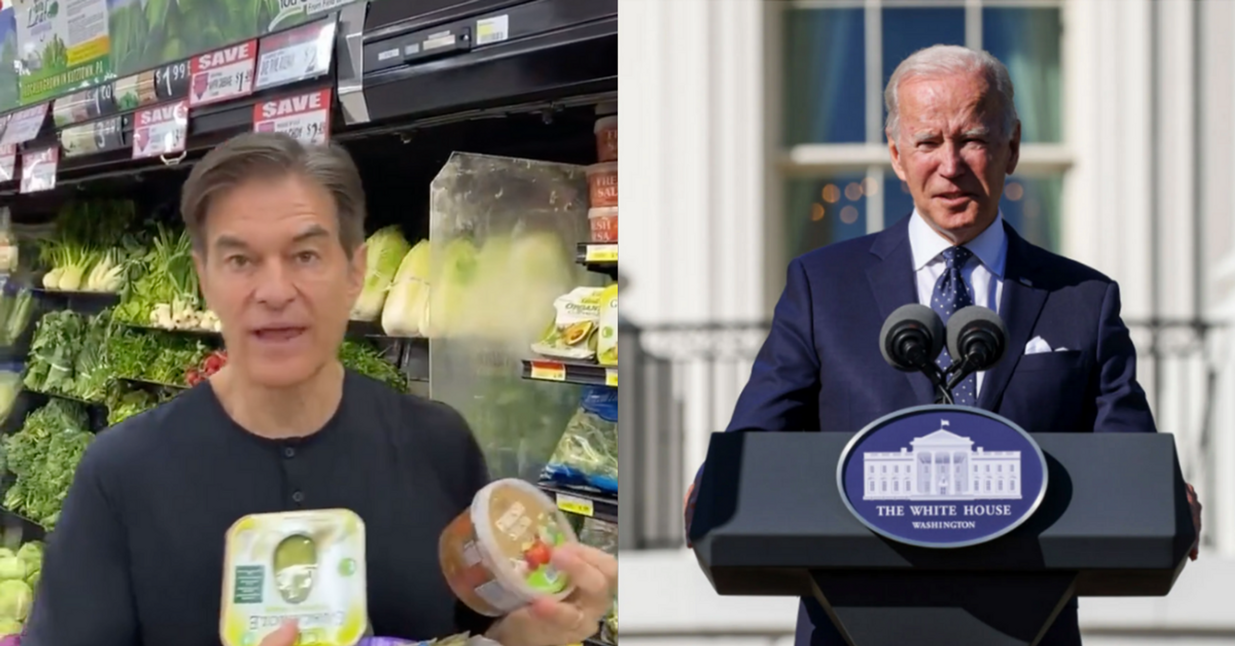 Millionaire Dr. Oz Dragged After Blaming Biden For $6 Salsa In Bizarre Grocery Shopping Video