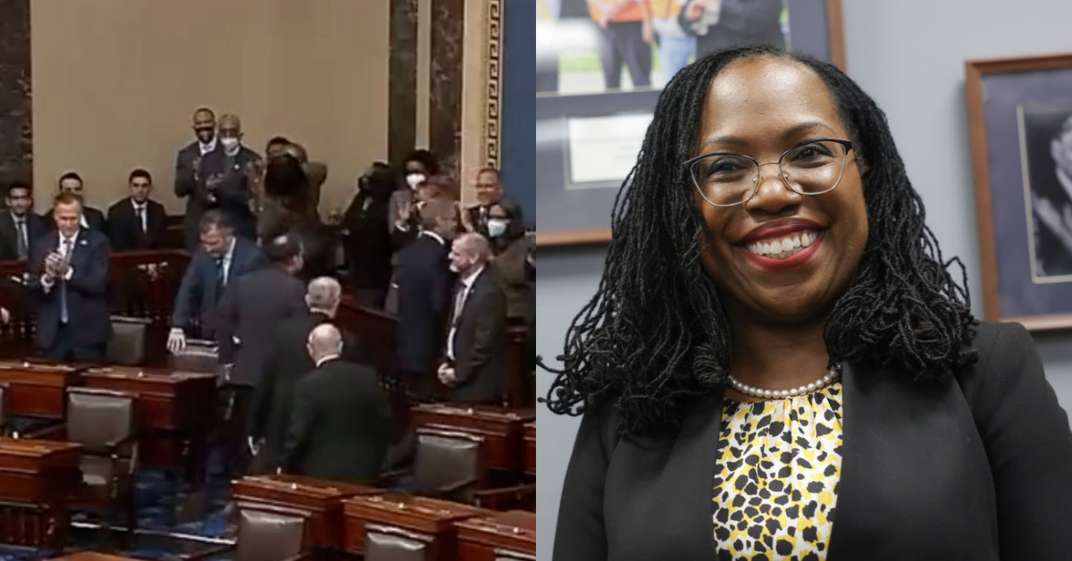 Republicans Blasted For Walking Out During Applause After Ketanji Brown Jackson Is Confirmed