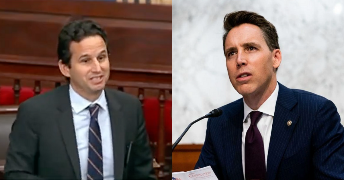 Dem Senator Epically Unloads On Josh Hawley For Trying To Hold Up Pentagon Nominations In Fiery Speech