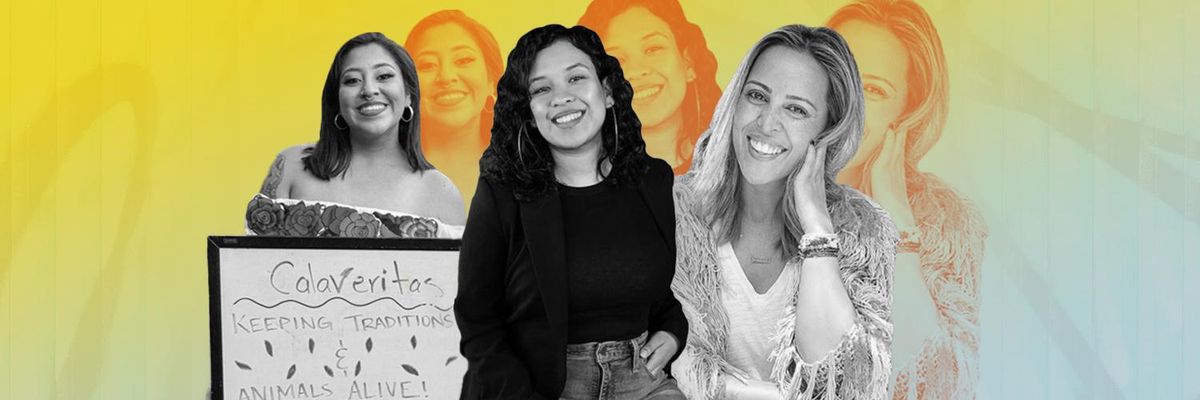 Latina vegan restaurant owners