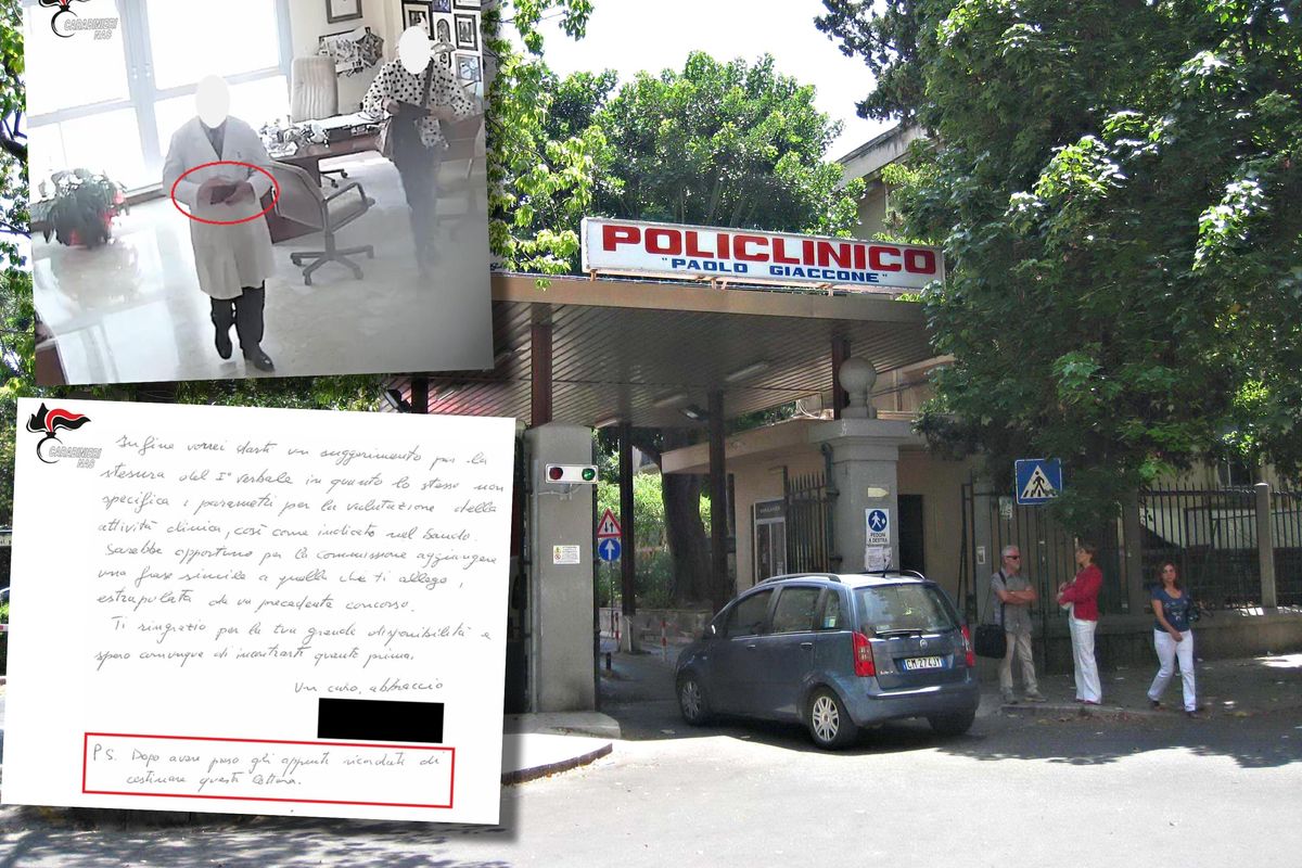 Sgominata la cricca delle docenze pilotate. Arrestati prof e figlia: «Penso alla famiglia»