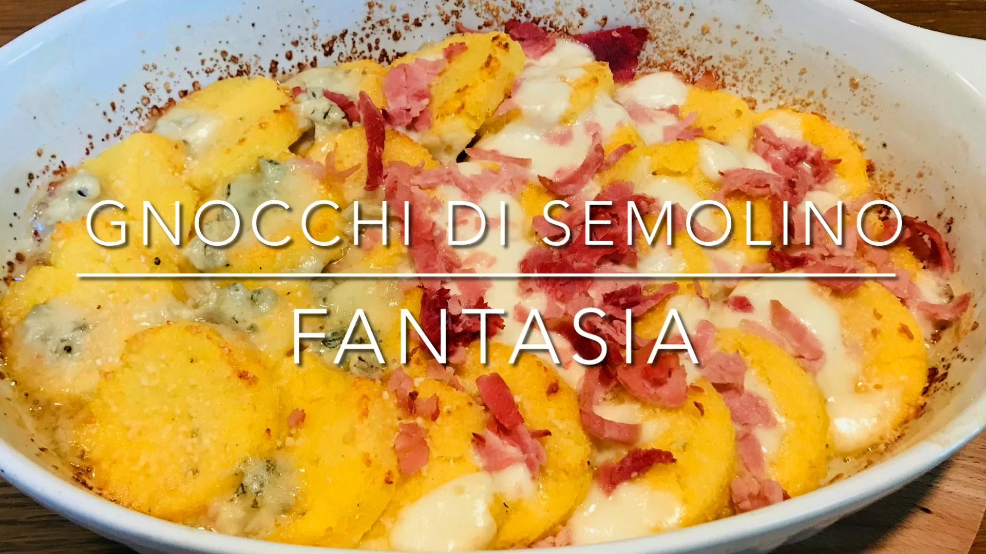 Cuciniamo insieme: gnocchi di semolino fantasia