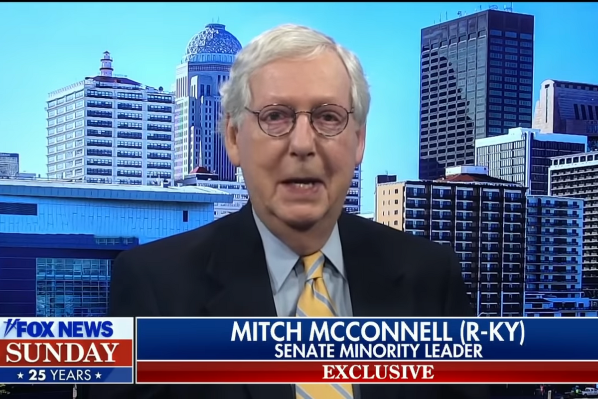 Mitch McConnell Drooling Over Possible Return To Power