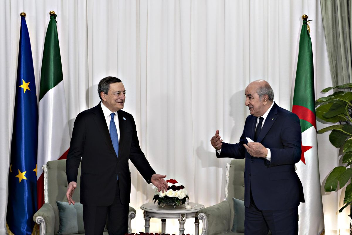Draghi fa shopping d’energia in Algeria. Con qualche rischio