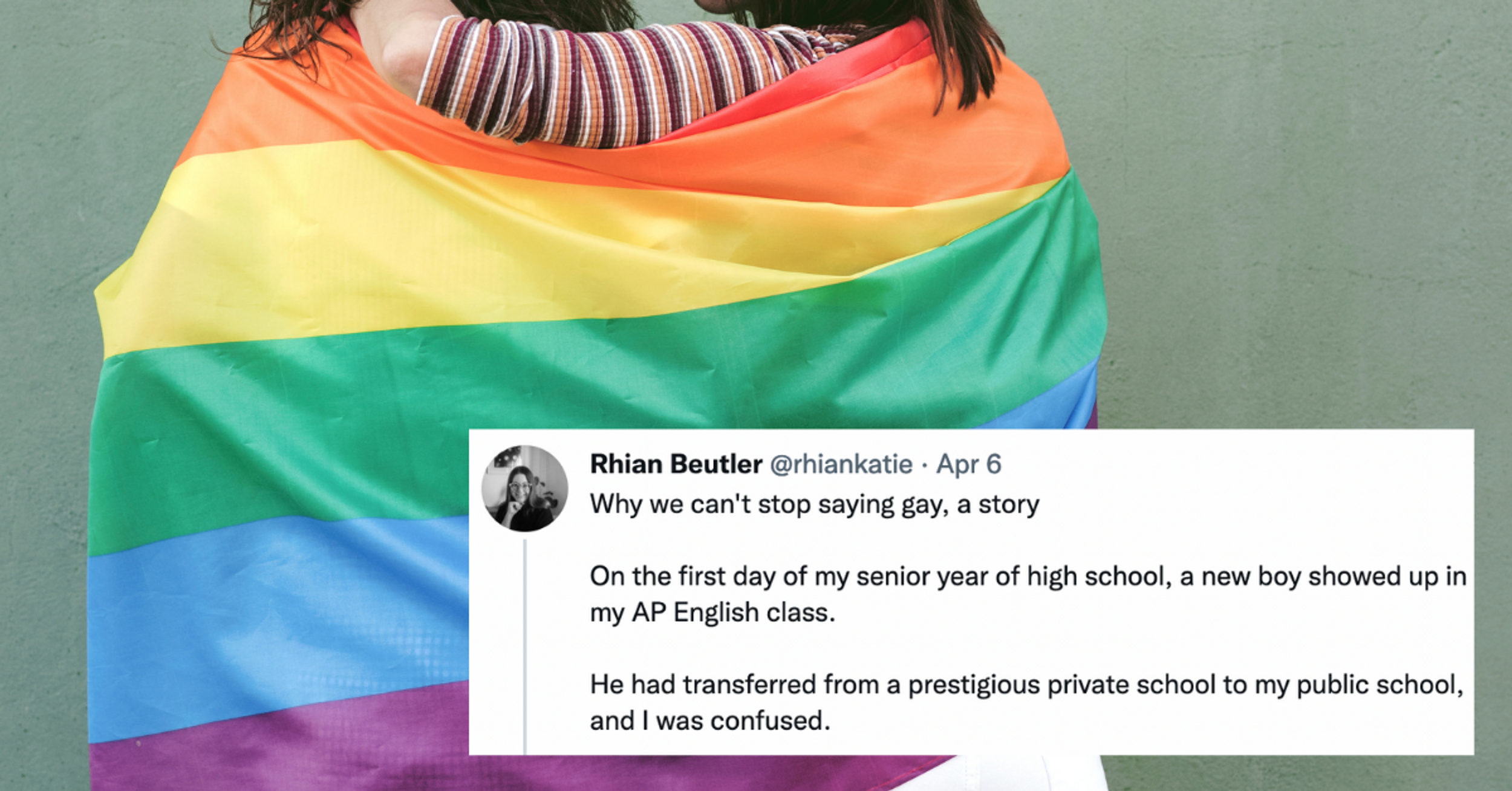Woman Pens Powerful And Personal Viral Twitter Thread About Why We 'Can't Stop Saying Gay'