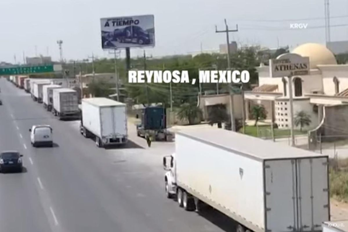 Texas Gov Gets Very Own Blockade By Pissed Off Mexican Truckers, Good Job Well Done