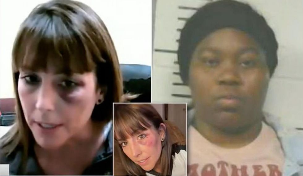Woman wearing Mother of the Year shirt arrested after vicious attack on female umpire following kids softball game