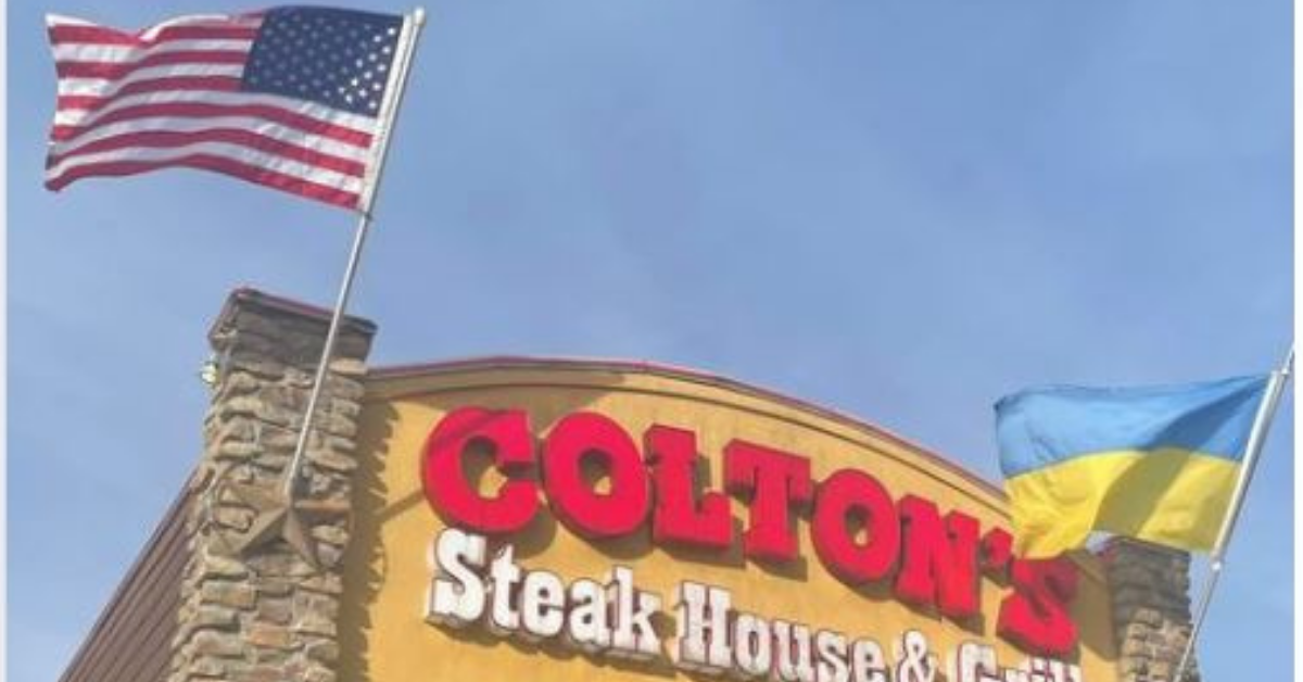Kentucky Restaurant Flooded With Hate For 'Replacing' Nonexistent American Flag With Ukraine Flag