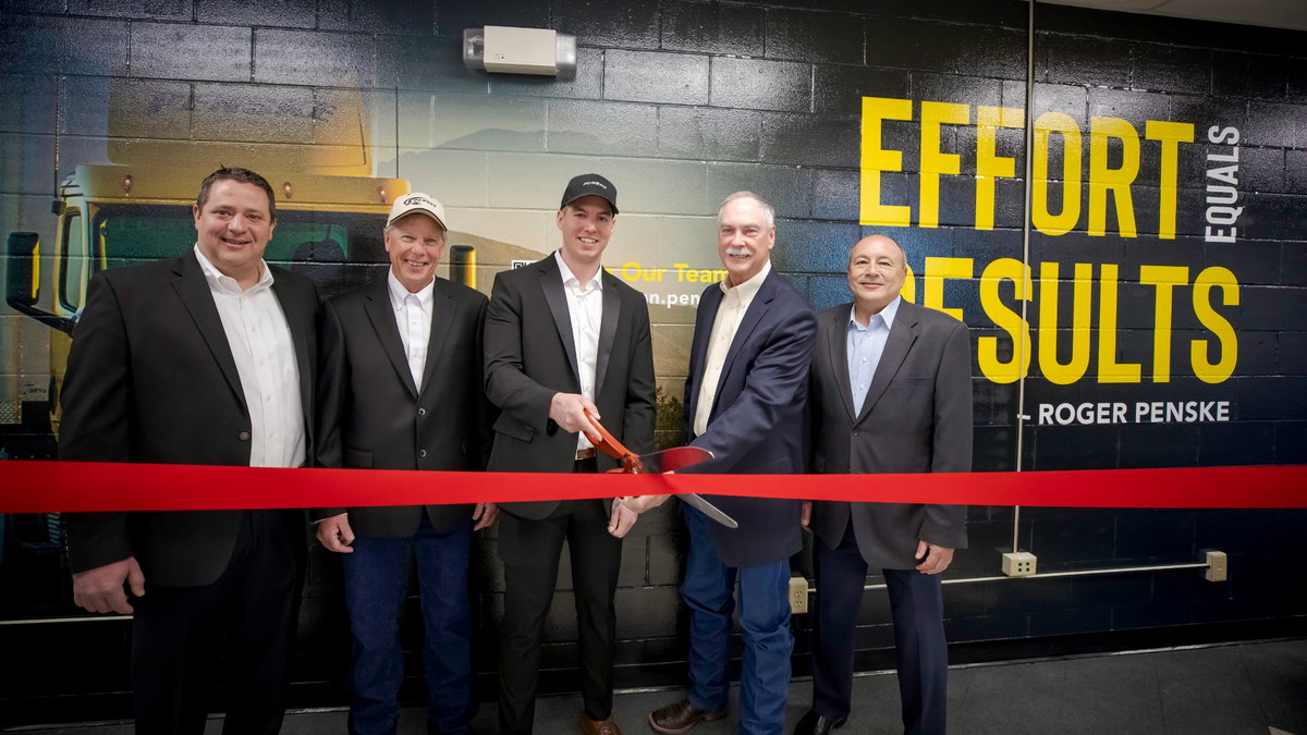 Penske Truck Leasing Dedicates Classroom at WyoTech In Laramie, Wyoming