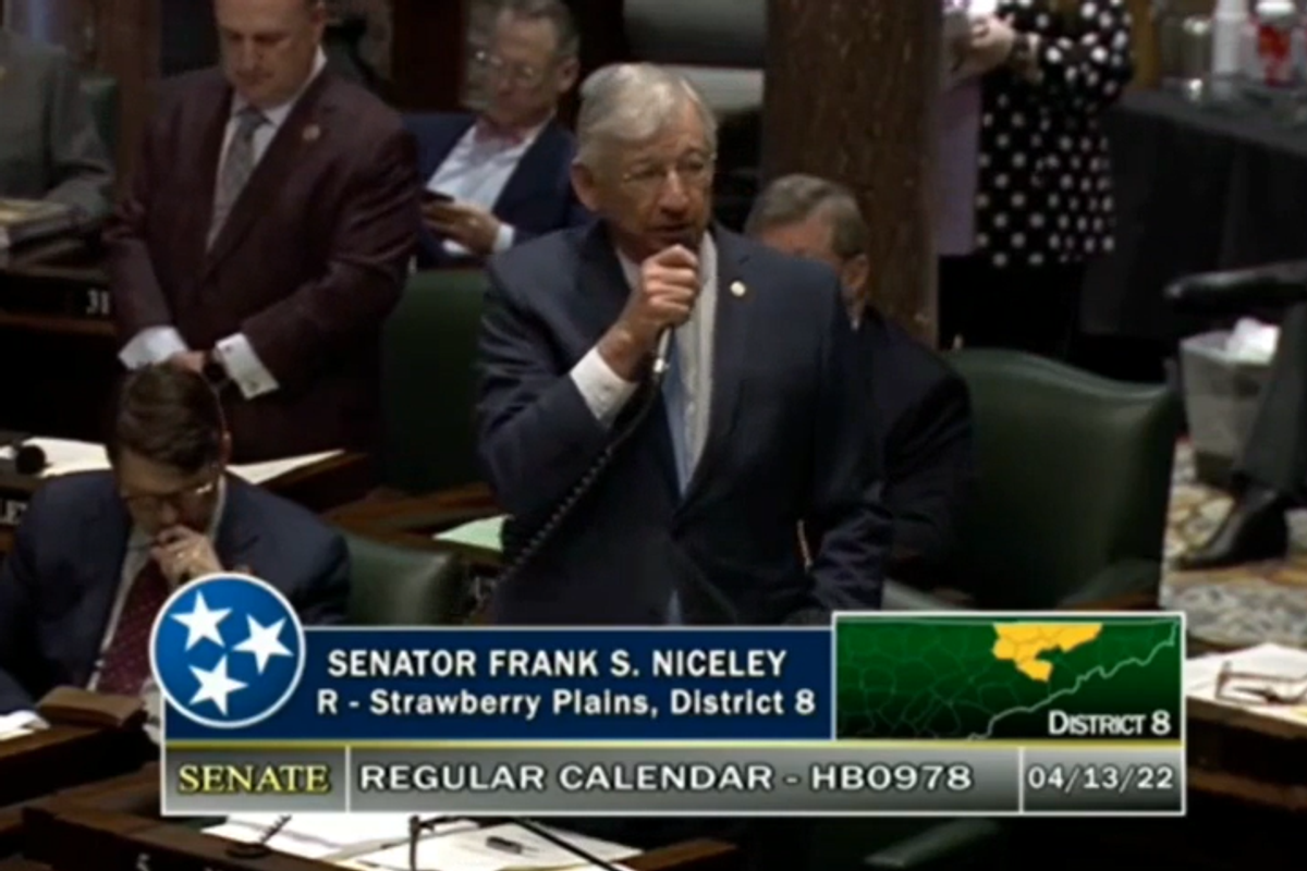 Tennessee GOP Idiot Tells Homeless To Chin Up And Think Of Hitler