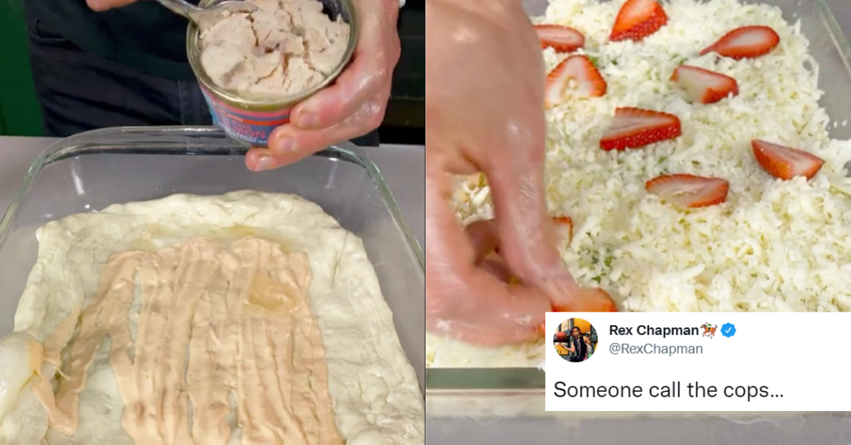 TikTok Chef Trolls The Internet With ‘Spokane-Style’ Pizza—And People Are Throwing Up In Their Mouths