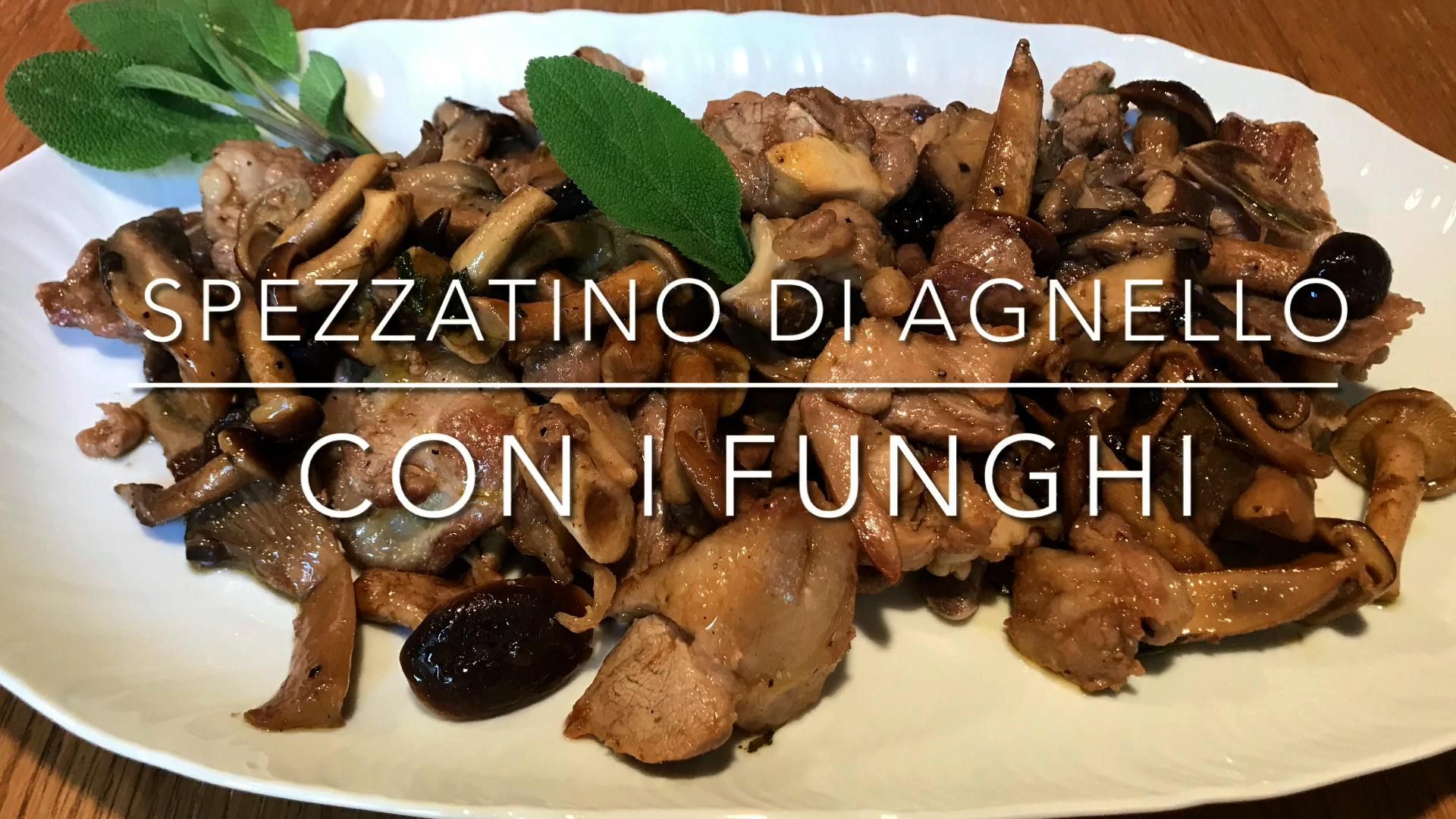 Cuciniamo insieme: spezzatino di agnello con i funghi