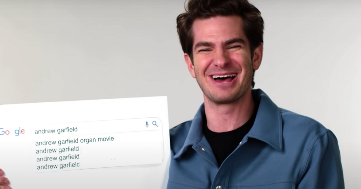 Video Of Andrew Garfield Adorably Laughing Over Google Searches About Him Is TikTok's Latest Obsession