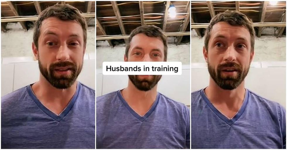 His mother gave him a 'husbands in training' course as a child. Every parent should do it.