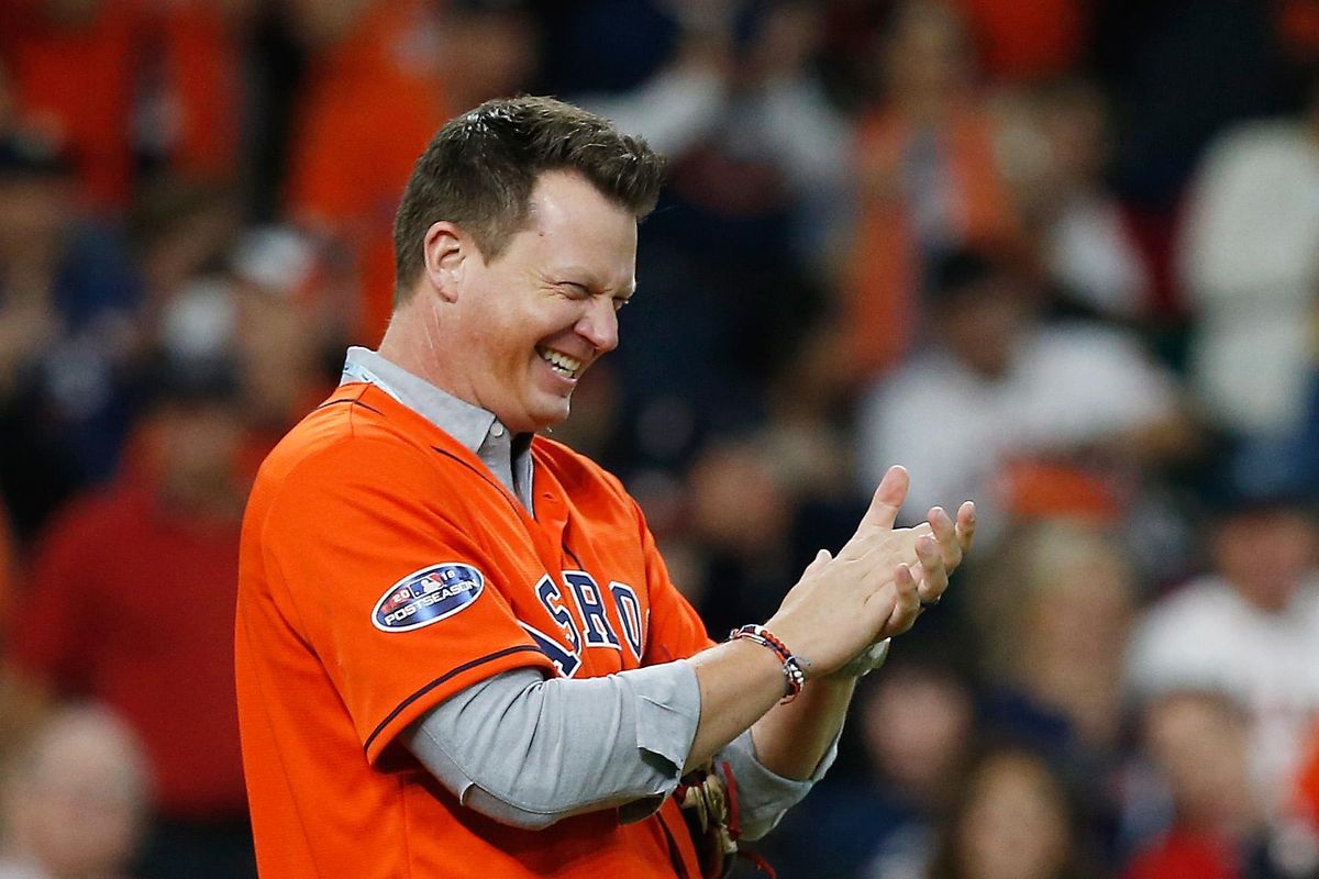 Astros Geoff Blum, Lance Berkman