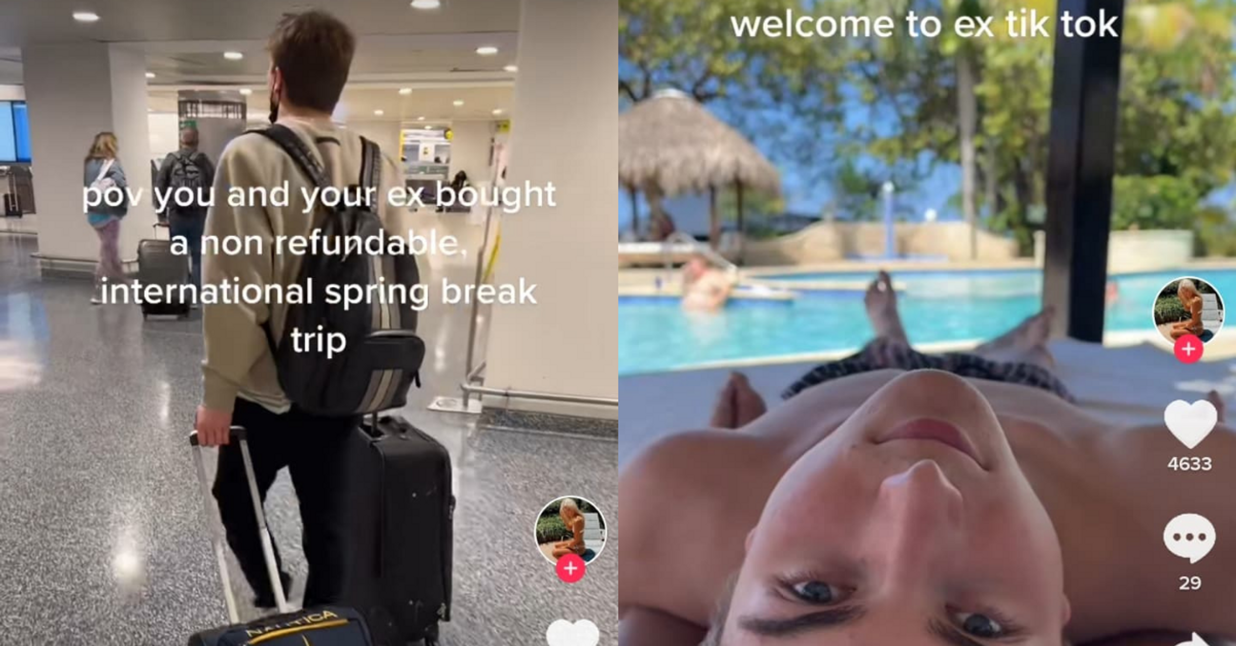 Woman Documents Going On Nonrefundable Tropical Vacation With Her Ex In Viral TikTok Videos