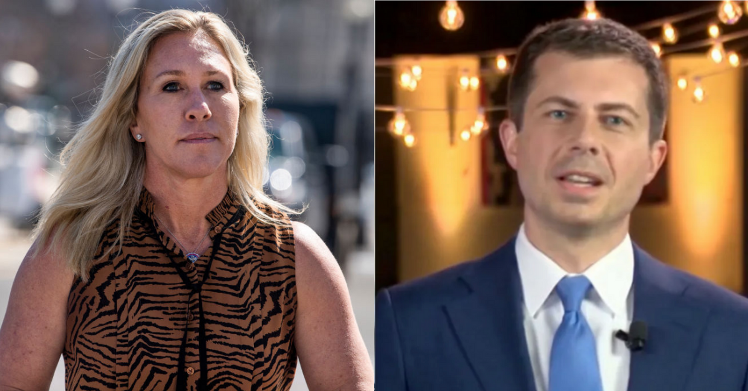 QAnon Rep. Tells Pete Buttigieg To 'Stay Out Of Our Girls Bathrooms'—And We're Just As Confused As You