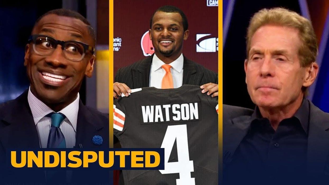Skip Bayless says this Deshaun Watson response was "almost laughable"